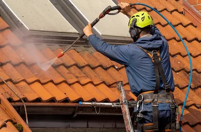 Démoussage et hydrofuge de toiture à Sainte-Magnance